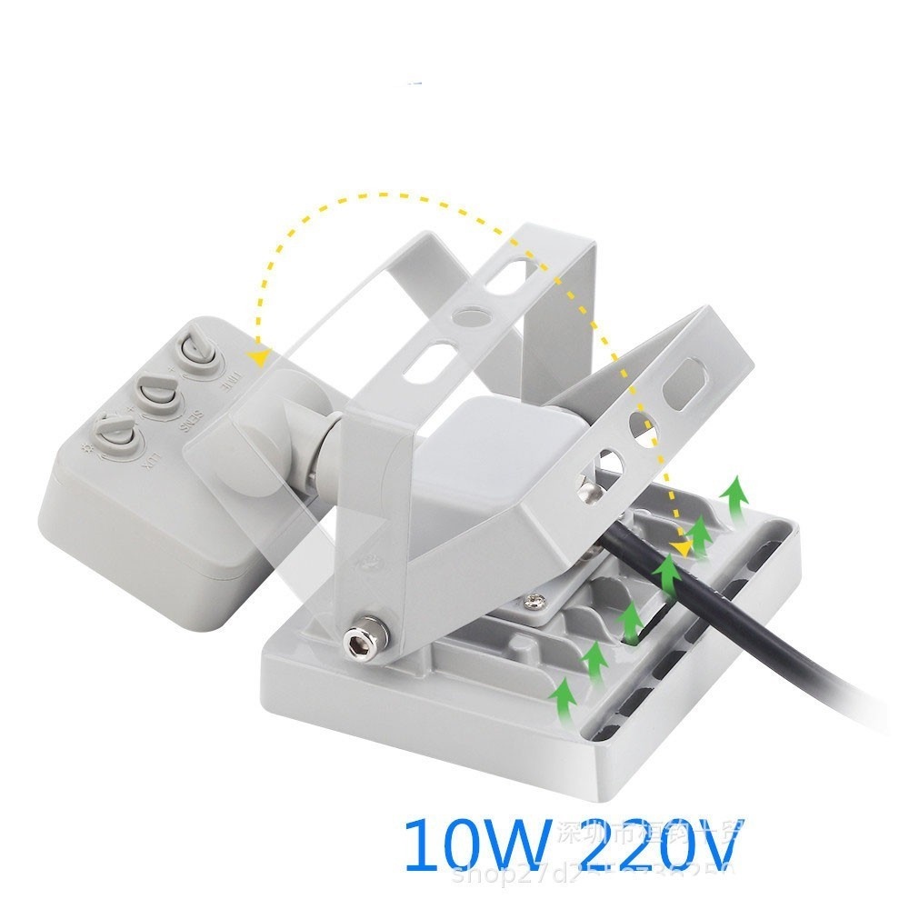 10W 30W 50W 100W LED Flood Light With Motion Sensor Waterproof AC 220V PIR LED Floodlight Outdoor Projector Lamp Spotlight