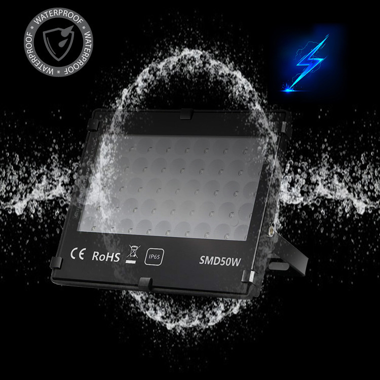 5pcs LED Floodlight 10W/20W/30W 50W Ultra Violet Detection Flood Light IP66-Waterproof Black Light Party Neon Lighting