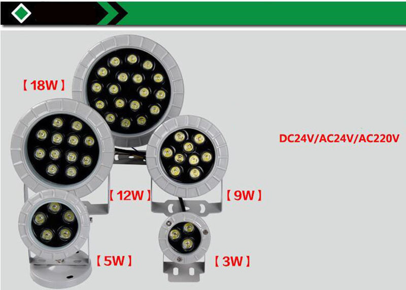 3pcs/lot 3W 5W 6W 9w12w18W Led Flood Light Round Exterior Spotlight IP65 LED Outdoor Light Reflector Spot Floodlight AC85-265V