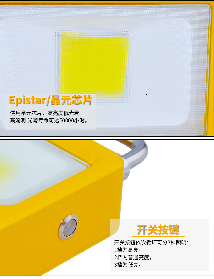2pcs Solar power LED Flood light Lamp Spotlight Outdoor 10W 20W 30W 50W IP65 Waterproof Portable Powered Refletor Led Camping
