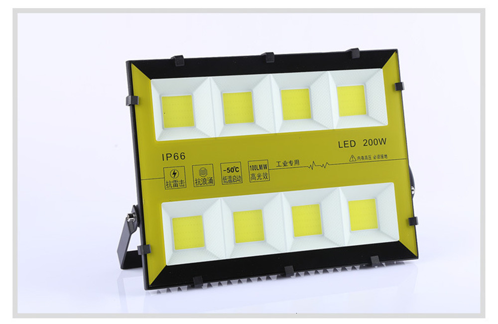 COB LED Floodlight 50W 100W 150W 200W Waterproof Advertising Outdoor Flood Light Garden Spotlight Outdoor Wall Lamp Spotlight