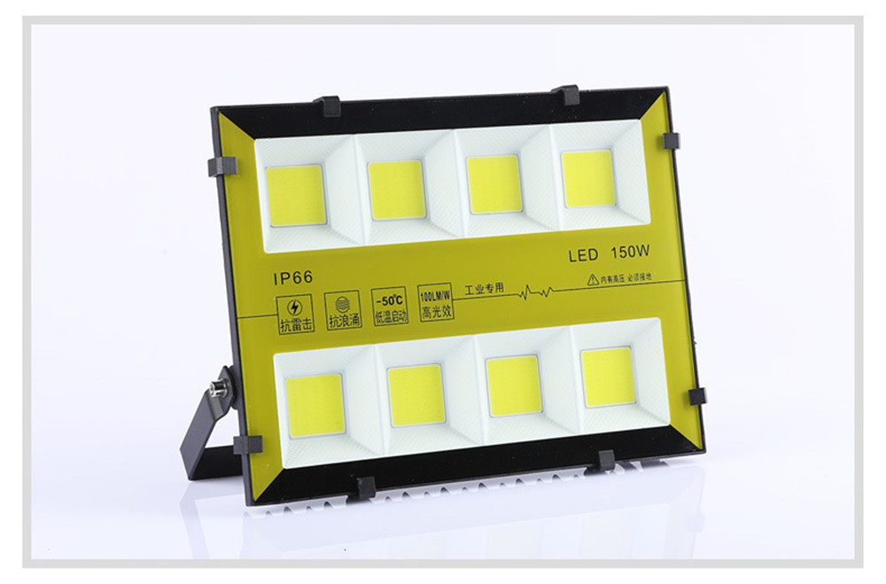 COB LED Floodlight 50W 100W 150W 200W Waterproof Advertising Outdoor Flood Light Garden Spotlight Outdoor Wall Lamp Spotlight