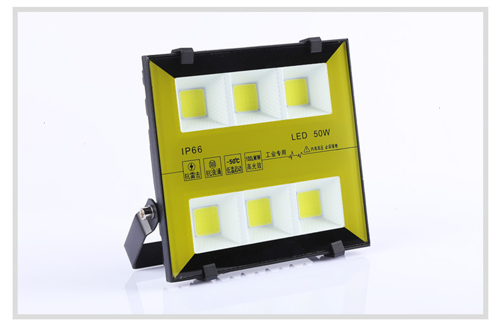 COB LED Floodlight 50W 100W 150W 200W Waterproof Advertising Outdoor Flood Light Garden Spotlight Outdoor Wall Lamp Spotlight