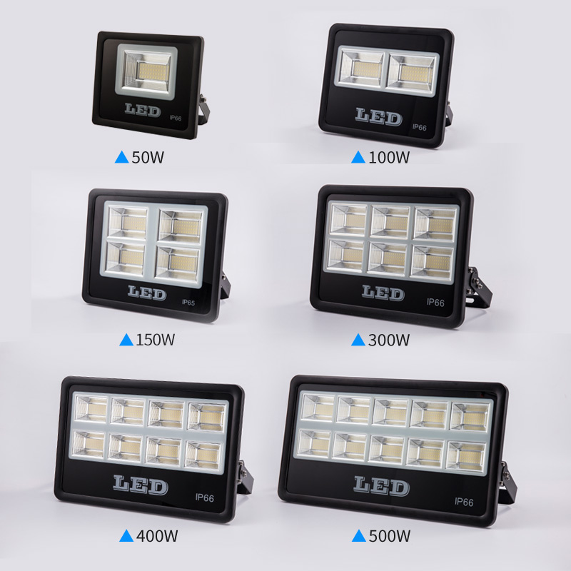 2PCS 50W 100W 150W 200W 300W 400W 500W AC85-265V Waterproof LED Flood Light Spotlight Outdoor Lighting Exterieur COB Floodlight