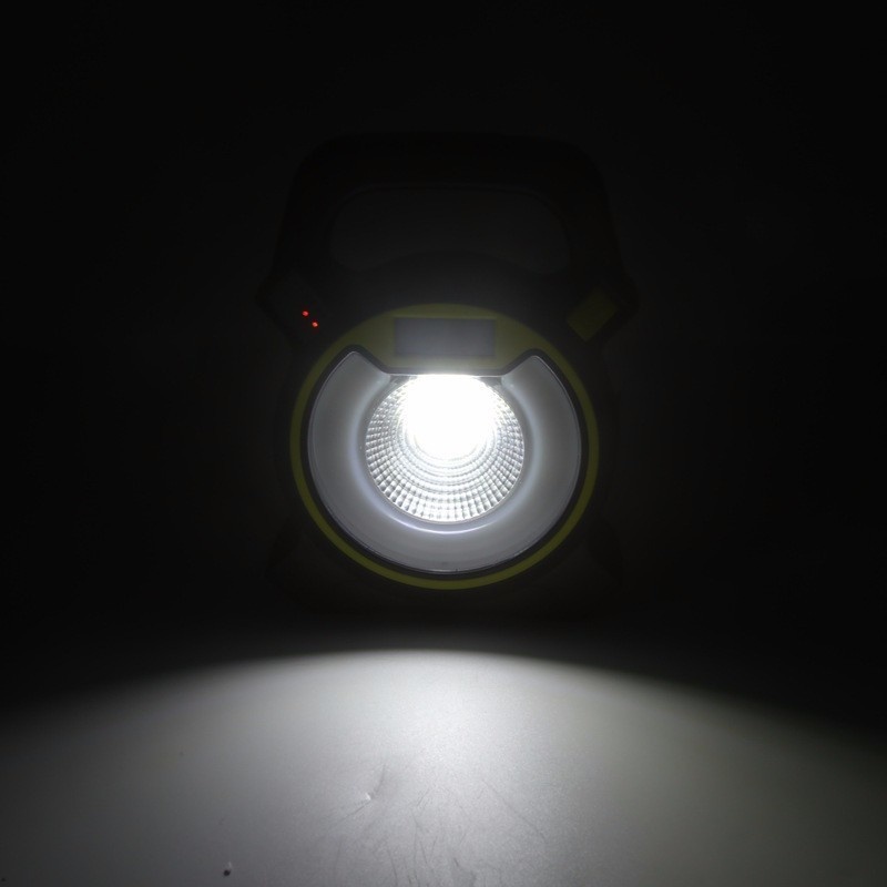 10PCS 15W USB Charging Portable Floodlight COB Rechargeable Work Light Outdoor Portable Searchlight Emergency Light USB Cable