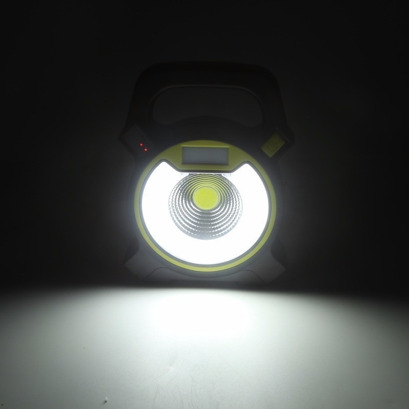 10PCS 15W USB Charging Portable Floodlight COB Rechargeable Work Light Outdoor Portable Searchlight Emergency Light USB Cable