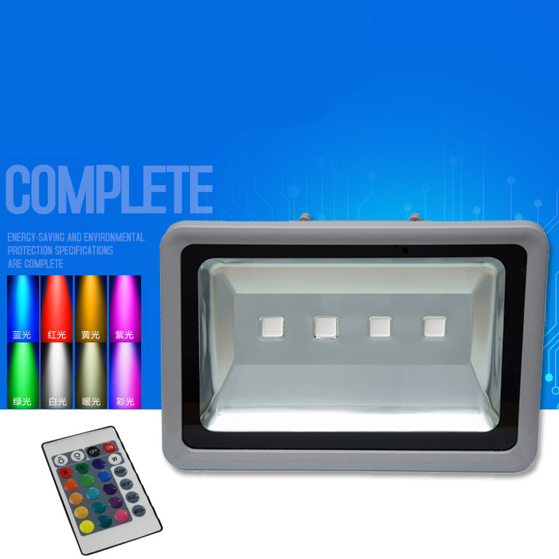 5PCS 200W Led Spotlight RGB Flood Light Color Changing Waterproof Floodlight Garden Outdoor Lamp RGB LED Tunnel Light