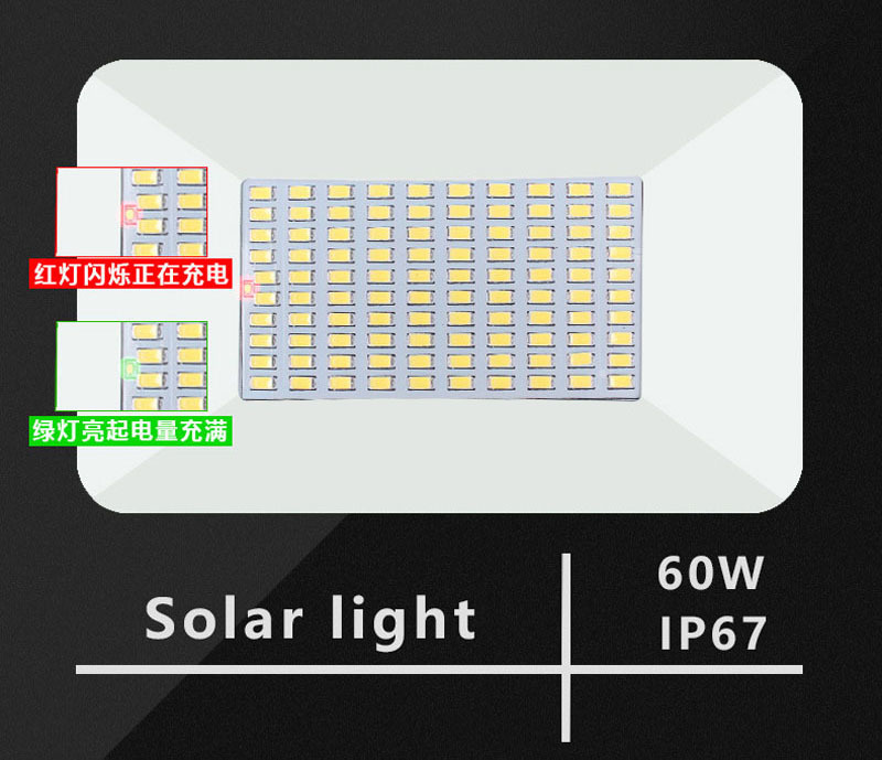 6PCS Solar LED Flood Lamp Spotlight 25W 40W 60W Remote Light Control Floodlight Solar powered Street Lamp Waterproof IP67