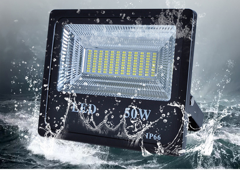 5PC 50W Solar Flood Light Double Color LED Solar LED Flood Light Outdoor Light For Garden Yard Wall Lamp Floodlight