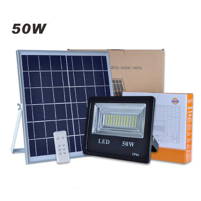 5PC 50W Solar Flood Light Double Color LED Solar LED Flood Light Outdoor Light For Garden Yard Wall Lamp Floodlight