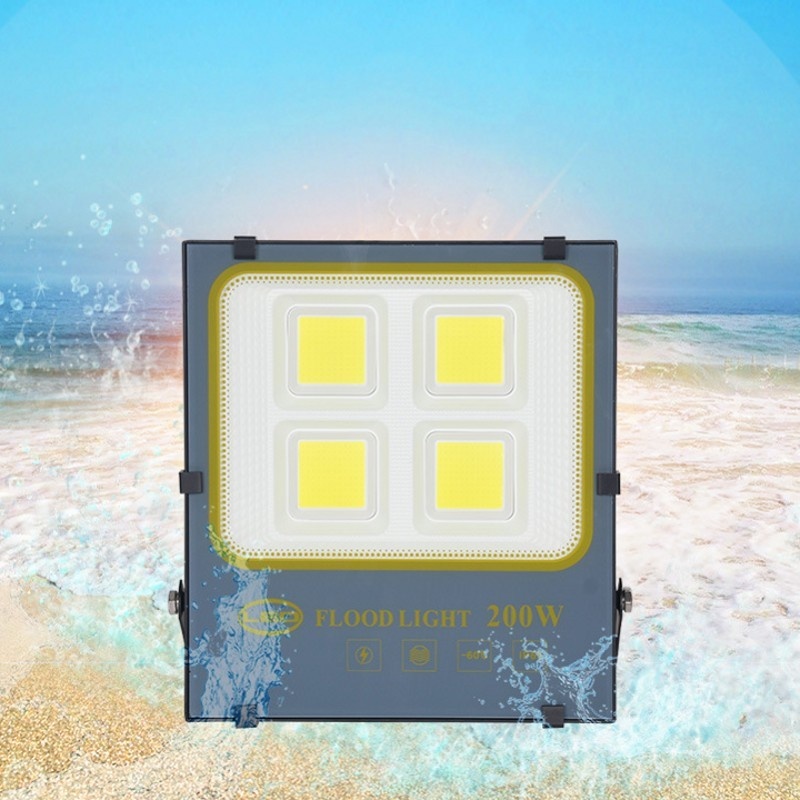 2pcs Cob Led Flood Light 50W 100W 200W Outdoor Lighting Waterproof Ip65 Reflector Led Floodlight Outdoor Street Lighting