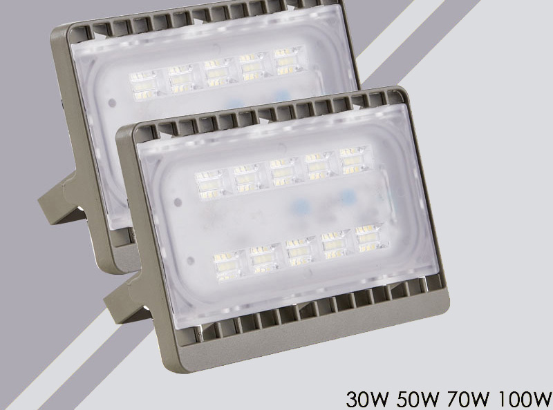 5pc 30W 50W 70W 100W AC220V Foco LED Exterior Flood Street Garden Light Ultra Thin Outdoor Wall Landscape Lighting Lamp