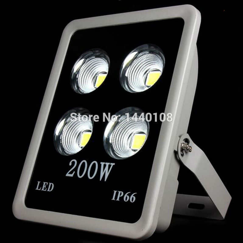 5pcs/lot COB 200W 300W 400W Outdoor Flood Light 500W Security Lighting Waterproof AC85-256V GardenLight Street Floodlights