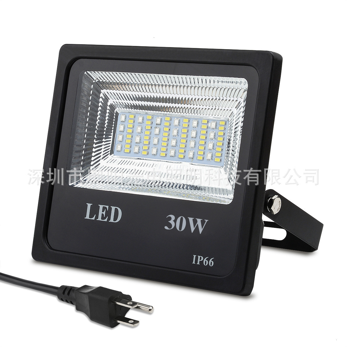 6pcs /lot Led Flood Lamp 30W Smart Bluetooth App Control Rgbw 16 Colorful Changable Dimming Waterproof Ip66 Outdoor Lighting