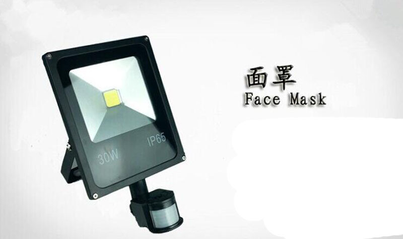 20pcs 10W 20W 30W 50W Refletor Spot Exterieur PIR Infrated Motion Sensor Flood Garden Light LED Waterproof AC 85-265V Floodlight