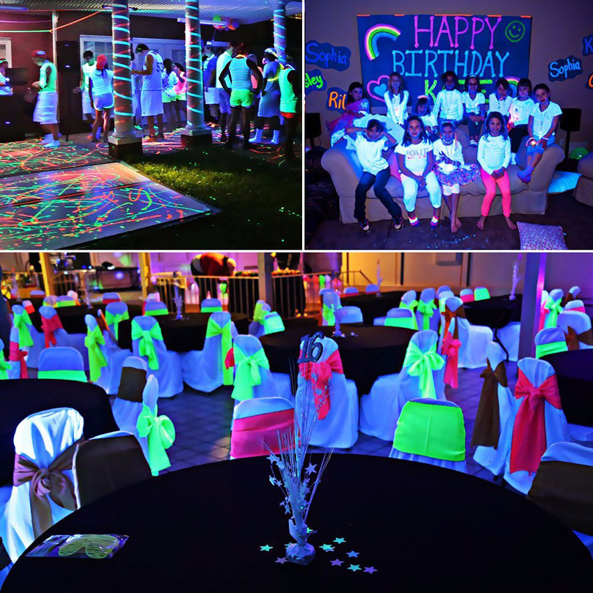 6PCS 6leds 9leds 12leds Disco UV Bar Lights Party Dj Lamp UV Color LED Wall Washer Lights For Christmas Laser Projector Stage