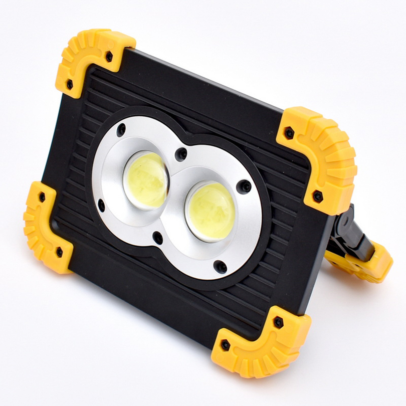 5pcs 20W COB LED Floodlight Rechargeable Work Light Emergency lamp Torch Camping Tent Lantern USB Charging Portable Searchlight