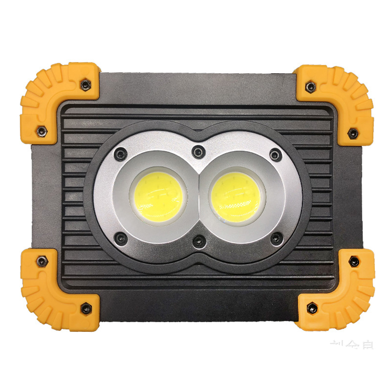 5pcs 20W COB LED Floodlight Rechargeable Work Light Emergency lamp Torch Camping Tent Lantern USB Charging Portable Searchlight