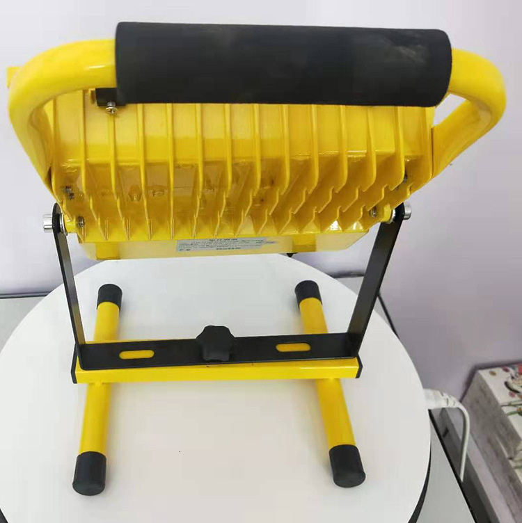 6pcs/lot Rechargeable Floodlight 50W Portable LED Flood Light Waterproof IP66 Spotlights Outdoor Cold White Camping Lamp