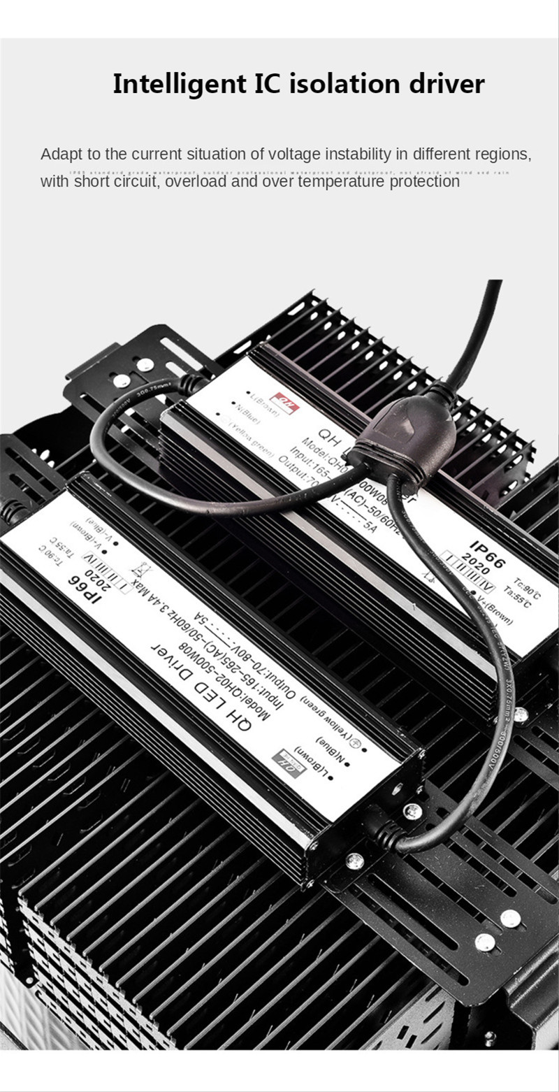 Flood Light Outdoor Site Light Led Tower Chandelier 500W Super Bright 400W Ip66 Waterproof Spotlight Floodlig Outdoor Lighting