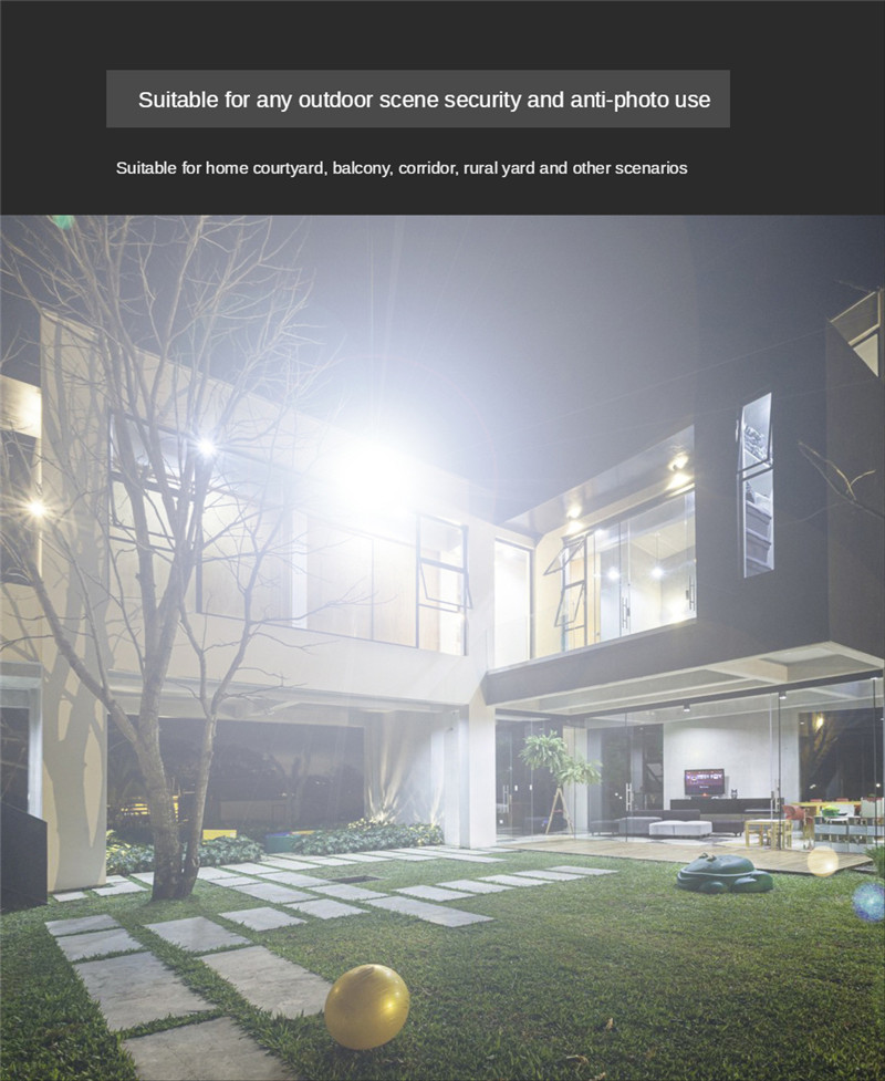 Solar Floodlight Spotlights Highlight Outdoor Smart Camera Home Solar Energy Garden Lights Monitor Solar Light 100W 20WW 300W