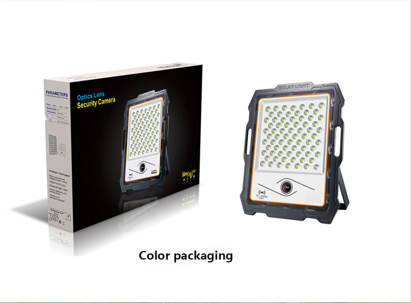 Solar Floodlight Spotlights Highlight Outdoor Smart Camera Home Solar Energy Garden Lights Monitor Solar Light 100W 20WW 300W