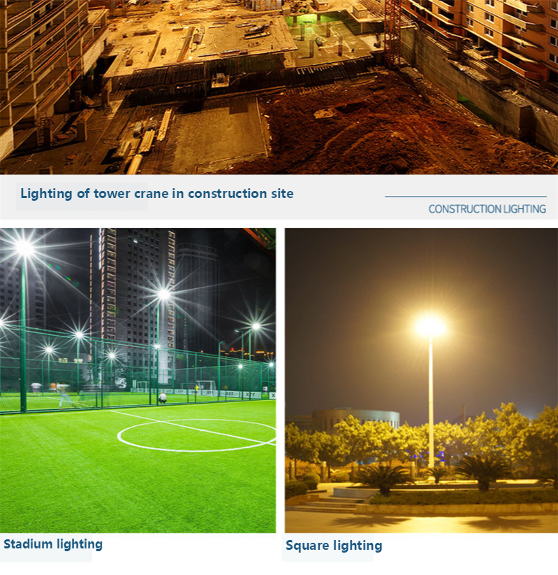 COB Led Waterproof Led Floodlight Garden Square Spotlight High Power 500W 1000W 1500W 2000W Led Schijnwerper Outdoor Lighting