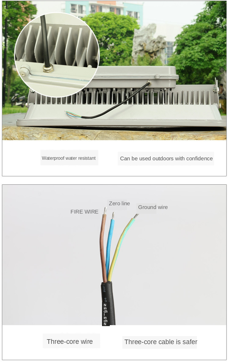 Floodlight IP65 Waterproof Outdoor Wall Reflector Lighting Garden Square Spotlight Led Flood Light 600W 800W 1000W Site Lighting