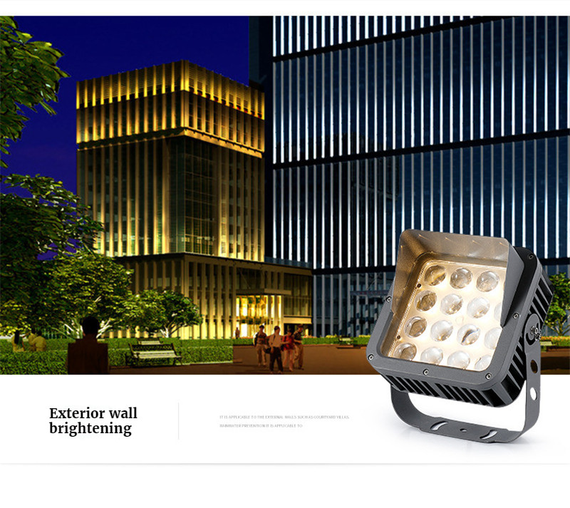 Beam Lamp IP65 Waterproof Spotlight Landscape Lamp Landscape Lighting Exterior Wall Washer Aluminum Hotel Lighting Flood Light