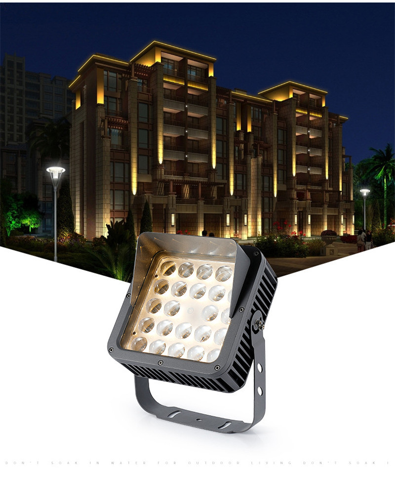 Beam Lamp IP65 Waterproof Spotlight Landscape Lamp Landscape Lighting Exterior Wall Washer Aluminum Hotel Lighting Flood Light