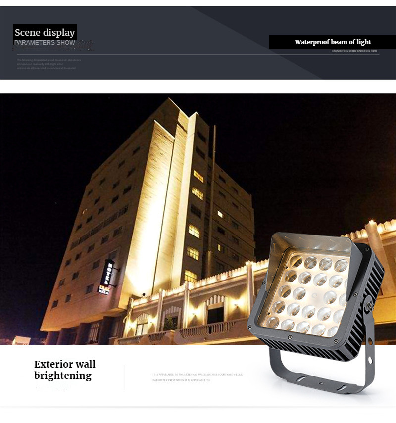 Beam Lamp IP65 Waterproof Spotlight Landscape Lamp Landscape Lighting Exterior Wall Washer Aluminum Hotel Lighting Flood Light