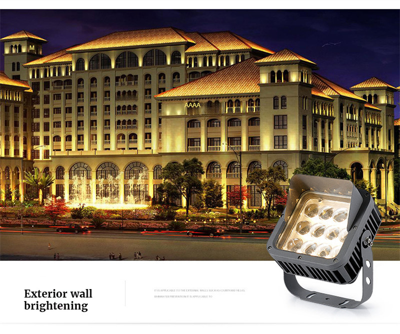 Beam Lamp IP65 Waterproof Spotlight Landscape Lamp Landscape Lighting Exterior Wall Washer Aluminum Hotel Lighting Flood Light