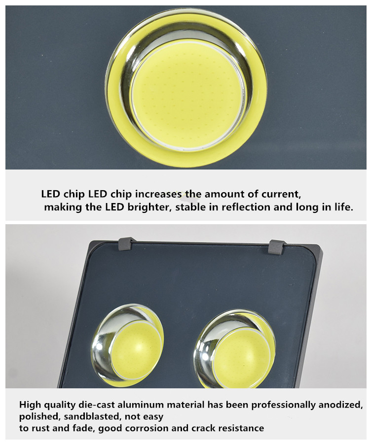 LED Flood Light Super Bright LED Security Lights IP66 Waterproof Ultra-Thin Work Light Fixture Landscape Spotlight 300W 500W