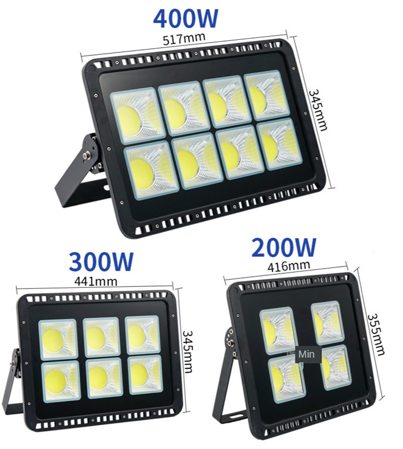 Led Flood Light 220V Outdoor LED Spotlight Floodlight Wall Lamp Reflector IP65 Waterproof Lighting 50W 100W 200W 300W 400W Lamp
