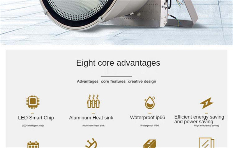 Stadium Lights Industrial Led Outdoor Wall Light Waterproof Street Lamp Floodlight LED Stadium Light 800W1000W Flood Lights