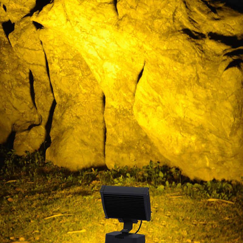 Outdoor Lighting Rgb Flood Light Refletor Led Wall Spotlights Colorful Garden Lawn Tree Lights Waterproof Lamps Gazebo Aluminum
