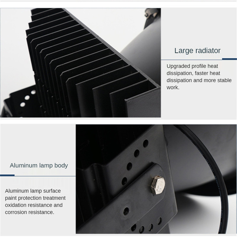 LED Modern Waterproof Outdoor Refletor Led Ip66 Garden Industial Outdoor Wall Lights Construction Site Lights 300W 400W 600W