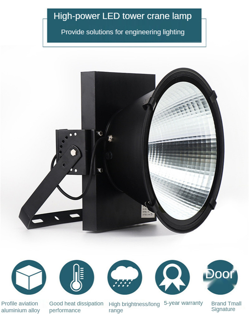 LED Modern Waterproof Outdoor Refletor Led Ip66 Garden Industial Outdoor Wall Lights Construction Site Lights 300W 400W 600W