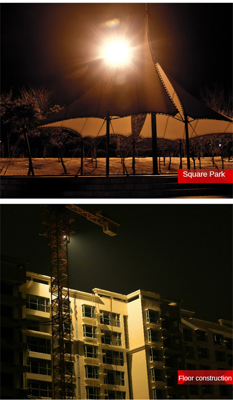 LED Modern Waterproof Outdoor Refletor Led Ip66 Garden Industial Outdoor Wall Lights Construction Site Lights 300W 400W 600W