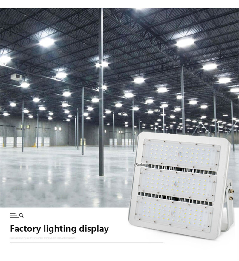 Led Flood Lights Garden Floodlight Street Lamp Led Spotlight Outdoor Lighting Waterproof Stadium Lights PVC 100W 150W 200W