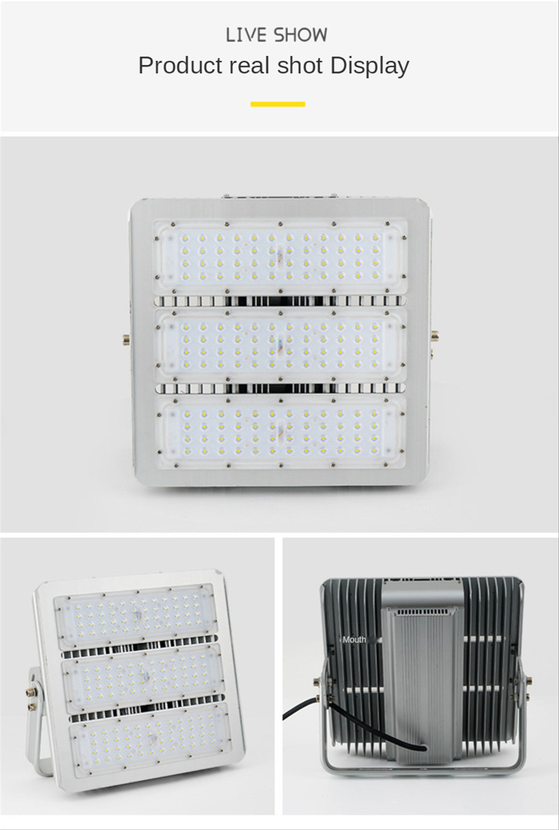 Led Flood Lights Garden Floodlight Street Lamp Led Spotlight Outdoor Lighting Waterproof Stadium Lights PVC 100W 150W 200W