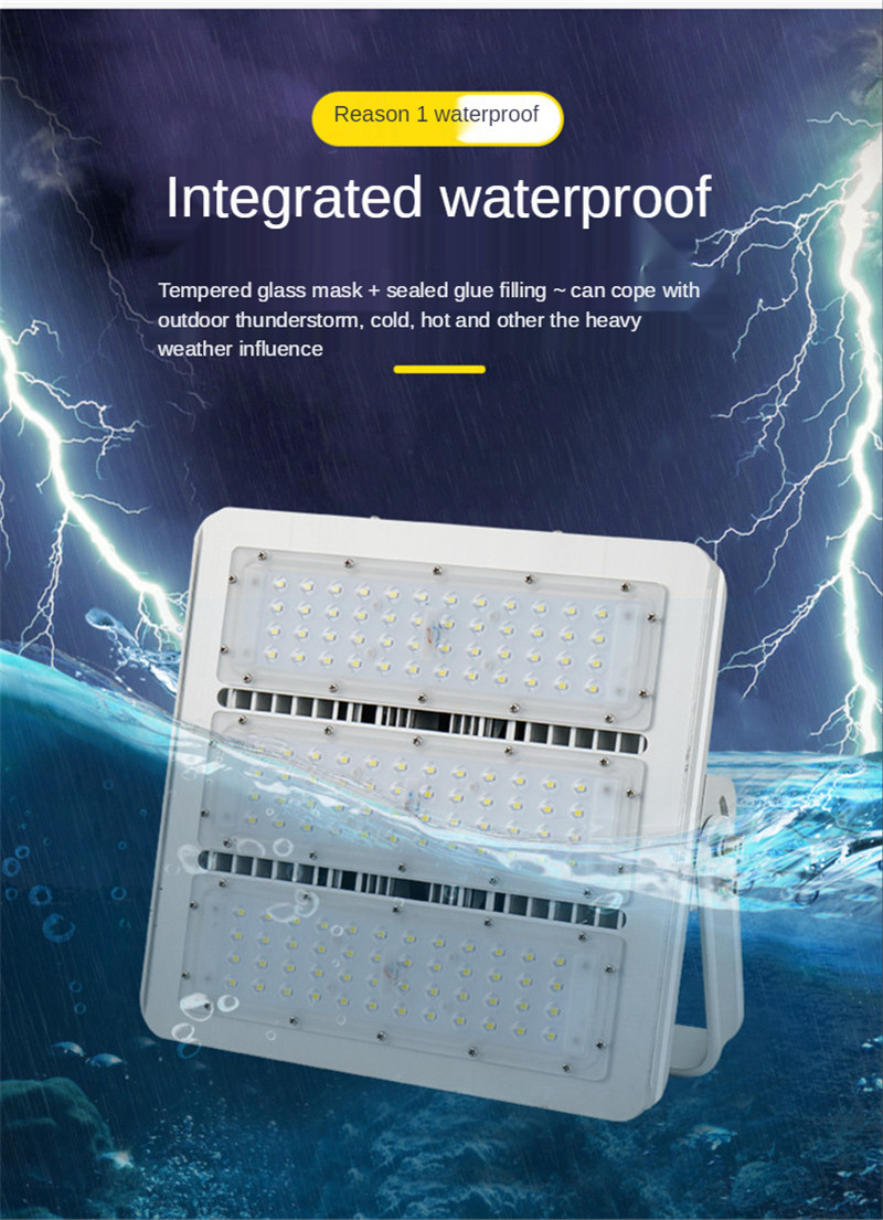 Led Flood Lights Garden Floodlight Street Lamp Led Spotlight Outdoor Lighting Waterproof Stadium Lights PVC 100W 150W 200W