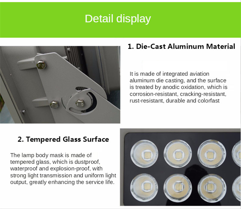 Garden Flood Light Outdoor Reflector Led Focos Led Floodlight Ip66 Waterproof Led Lamp Wall Lamp Street Lamp 500W 600W 800W