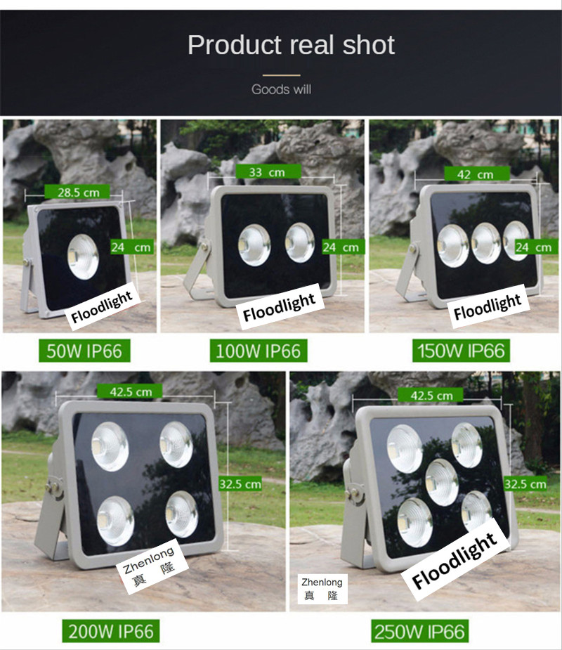 Garden Flood Light Outdoor Reflector Led Focos Led Floodlight Ip66 Waterproof Led Lamp Wall Lamp Street Lamp 500W 600W 800W