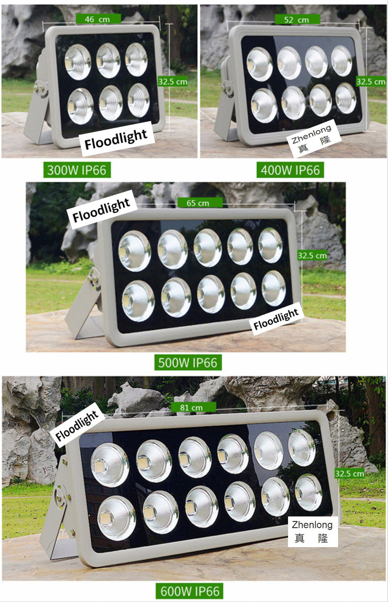 Garden Flood Light Outdoor Reflector Led Focos Led Floodlight Ip66 Waterproof Led Lamp Wall Lamp Street Lamp 500W 600W 800W