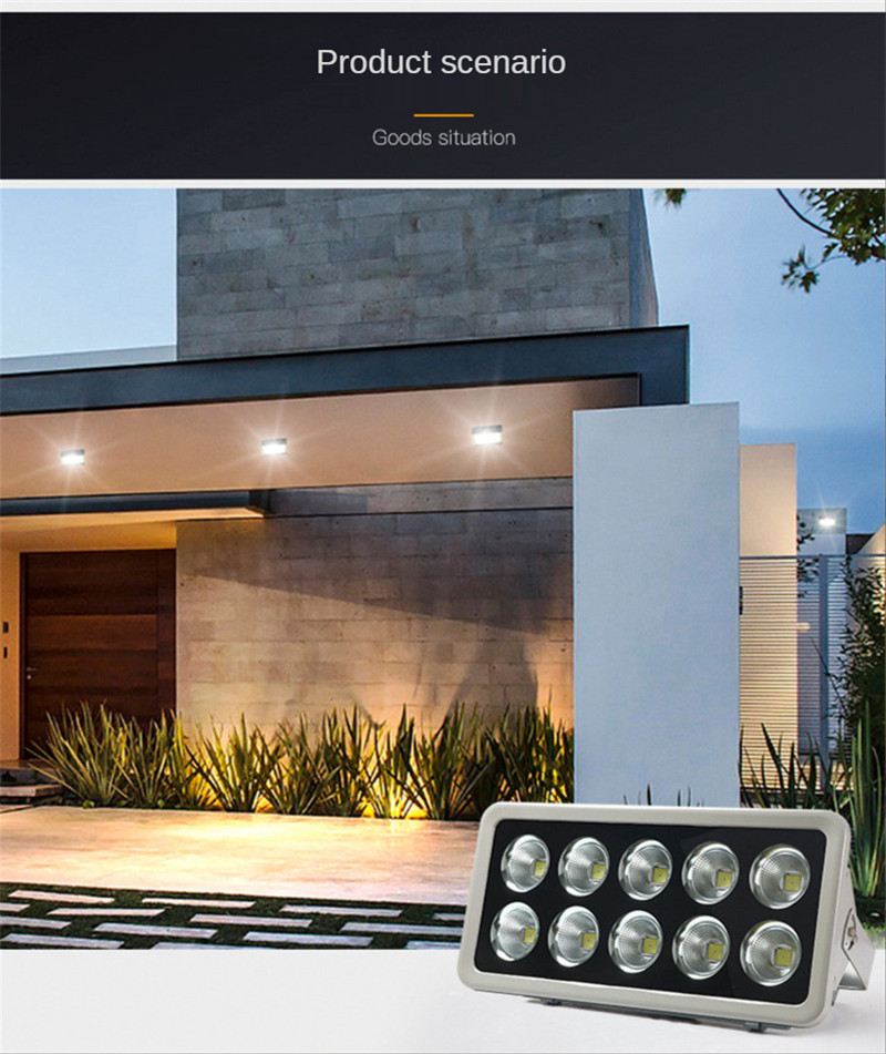 Garden Flood Light Outdoor Reflector Led Focos Led Floodlight Ip66 Waterproof Led Lamp Wall Lamp Street Lamp 500W 600W 800W