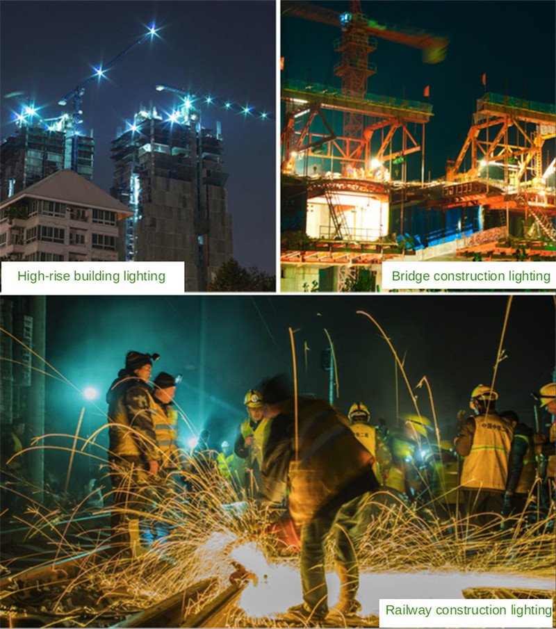 Led Outdoor Wall Light Waterproof LED Building Lighting Tower Crane Lamp Outdoor Lighting Waterproof Led Lamp 300W 400W 500W
