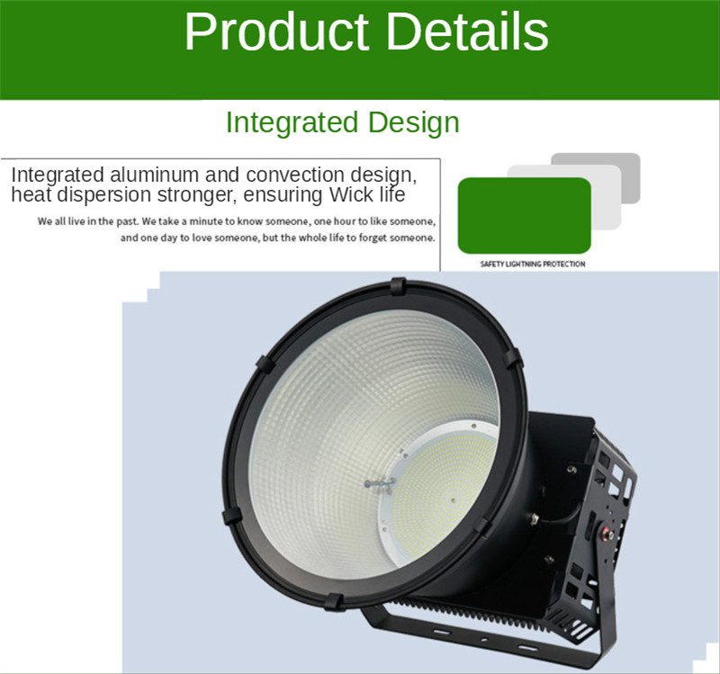 Led Outdoor Wall Light Waterproof LED Building Lighting Tower Crane Lamp Outdoor Lighting Waterproof Led Lamp 300W 400W 500W