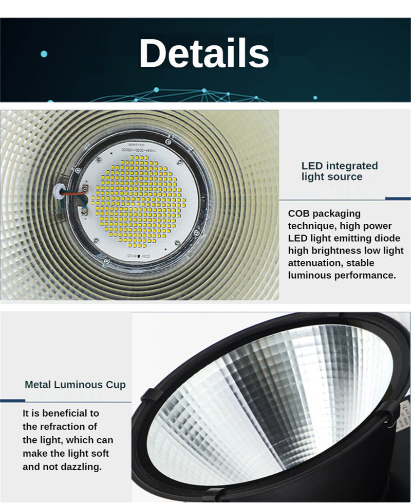 Stadium Light 300W 400W High-power Floodlight Outdoor Wall Lighting Modern Outdoor Lighting Flood Light Reflector Light Fixture