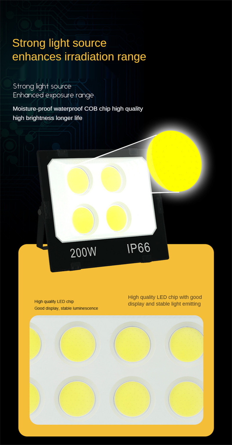 Led Spotlight Outdoor Highlight Outdoor IP66 Waterproof Lighting Floodlight Refletor Led Modern Waterproof Light Projector